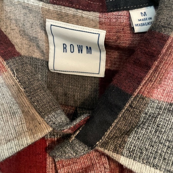 Men's Plaid Shirt - Red, Black, and Brown - Picture 5 of 9